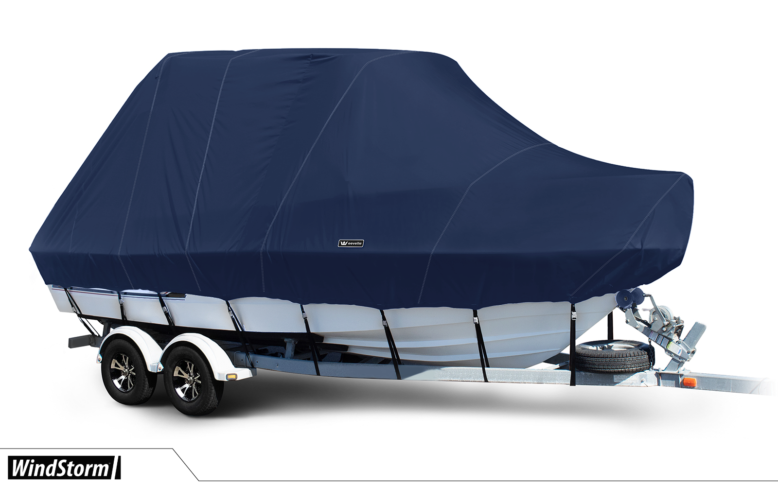 Boat Covers: 8' x 10' Canvas Boat Cover Tarp - Heavy Duty Boat