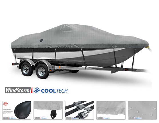 Boat Covers for DECK BOAT - Low Rails