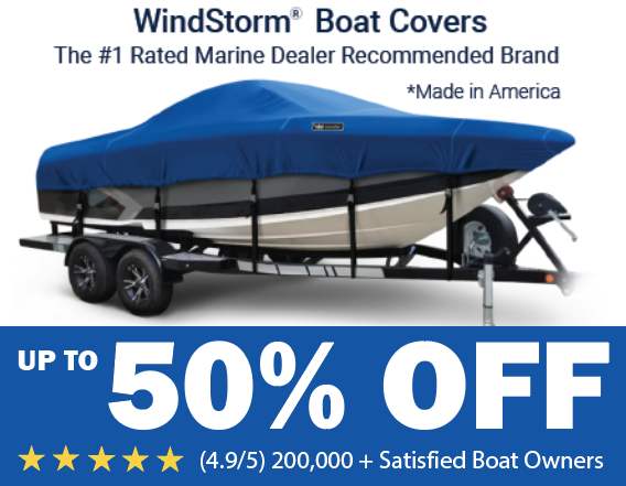 Sunbrella Boat Cover for V HULL FISHING - Side Console, Narrow Series Fits  14'6 LENGTH up to 74 WIDTH